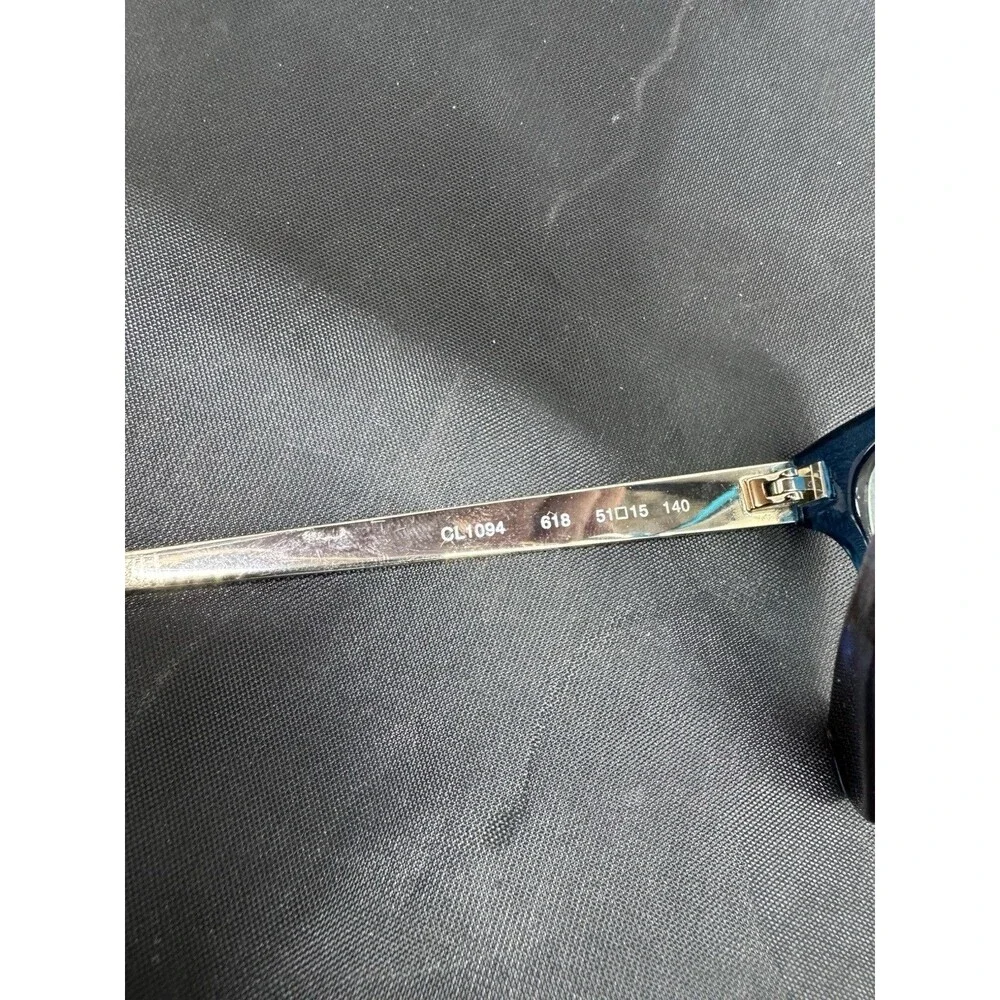 Christian Lacroix Eyeglasses, Frames Only CL1094 618 51-15-140 Clear Teal/Gold